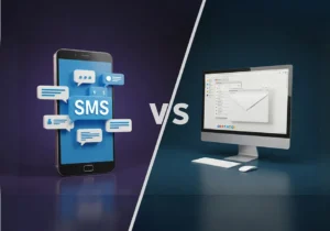بازاریابی پیامکی در برابر بازاریابی ایمیل: کدام یک اثربخش‌تر است؟